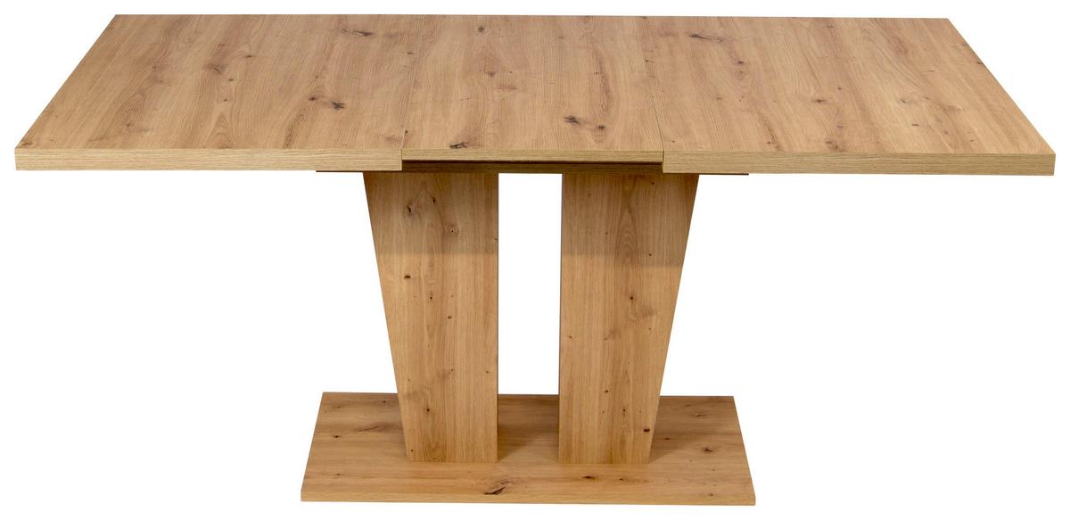 Eckbankgruppe Duisburg 4-tlg. Eiche Artisan/Grau - Dunkelgrau/Eiche Artisan, KONVENTIONELL, Holz/Holzwerkstoff (125/165cm) - P & B