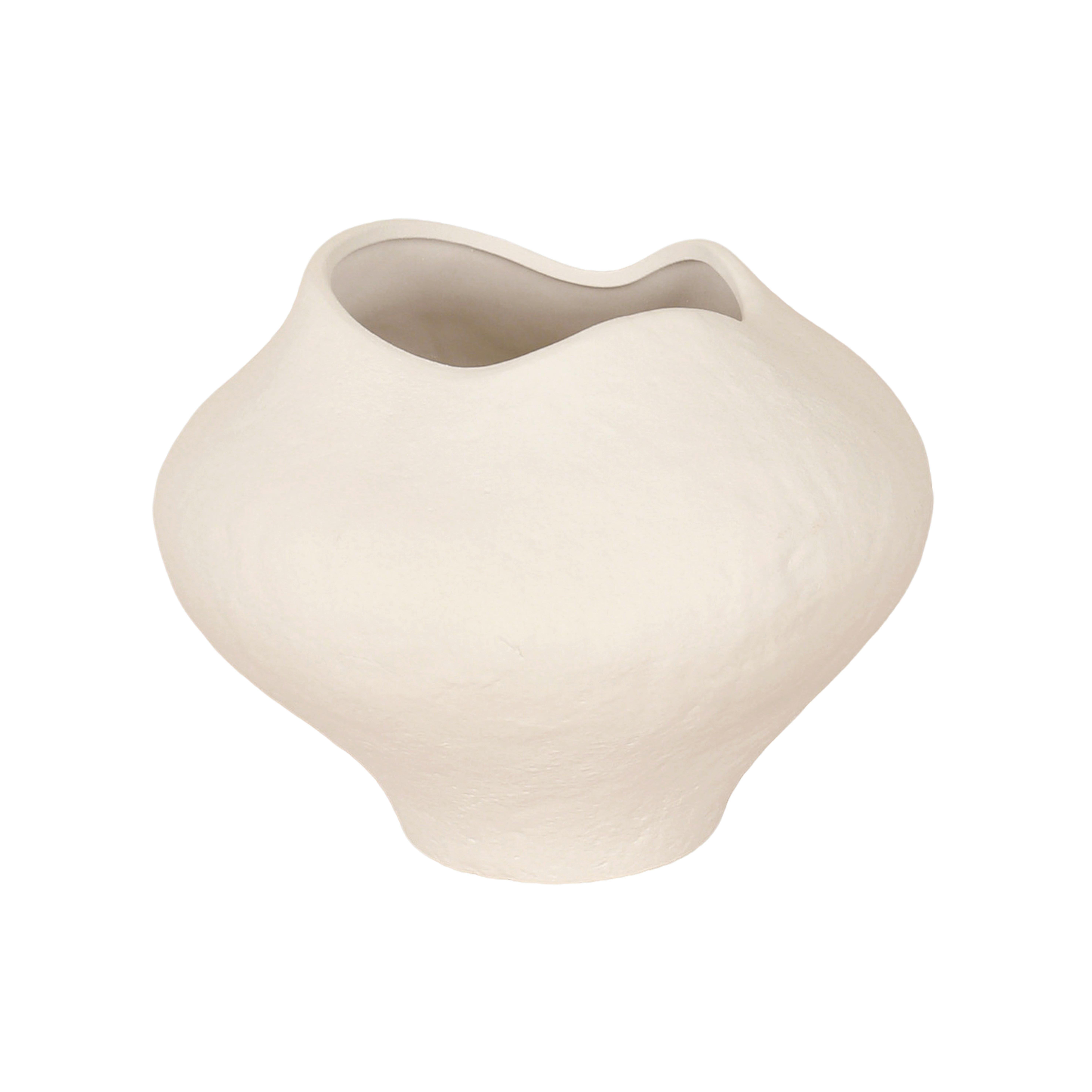 Übertopf Emily Weiss - Weiss, Lifestyle, Keramik (26/20cm) - Mömax