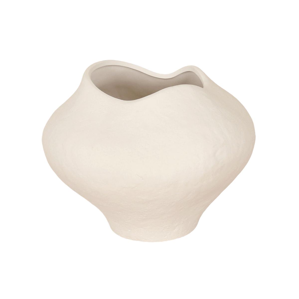 Übertopf Emily Weiss - Weiss, Lifestyle, Keramik (26/20cm) - Mömax