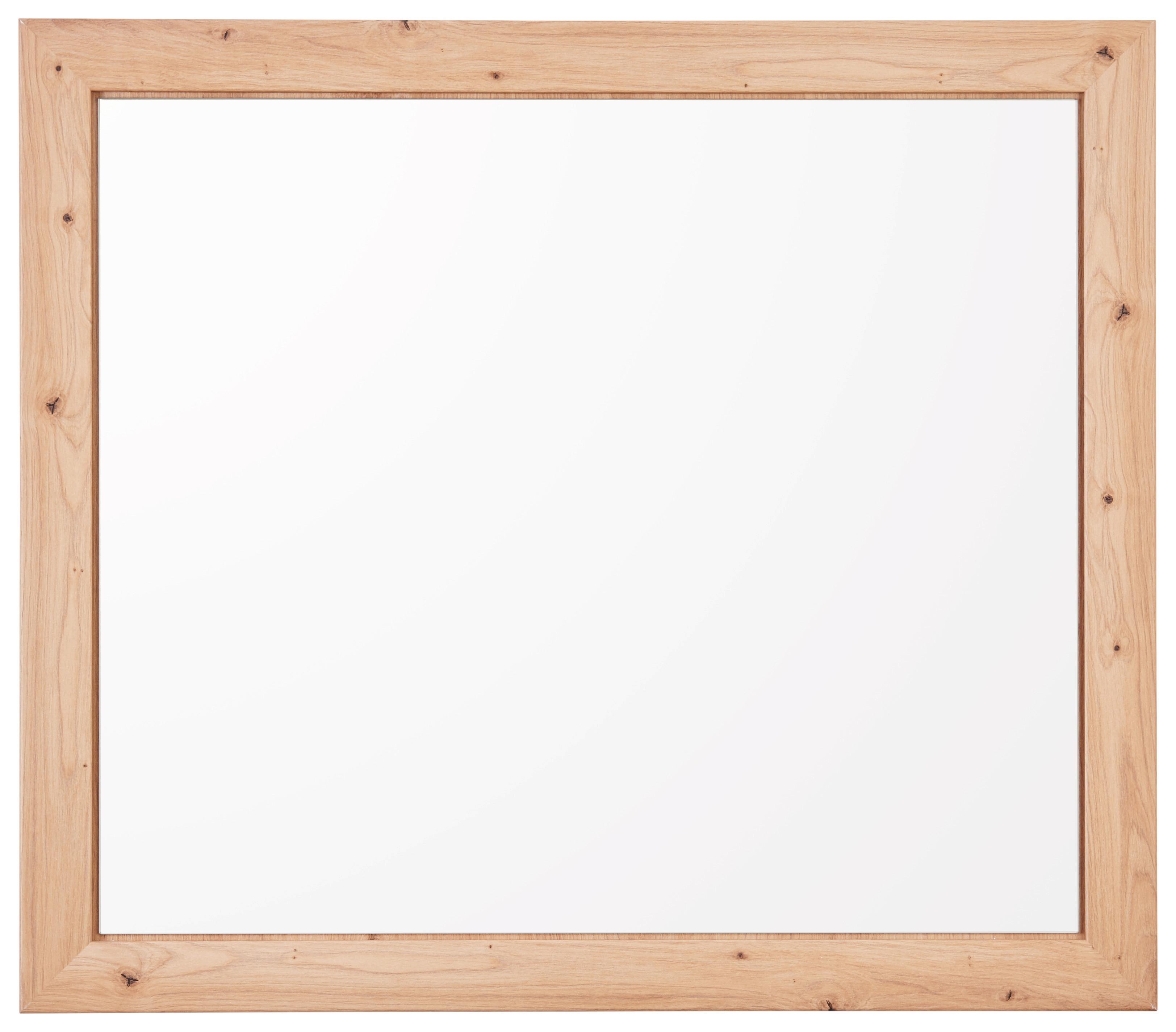 LUSTRO ŚCIENNE BENTON - kolor dębowy, Lifestyle, materiał drewnopochodny/szkło (87/76/2,5cm) - Xora