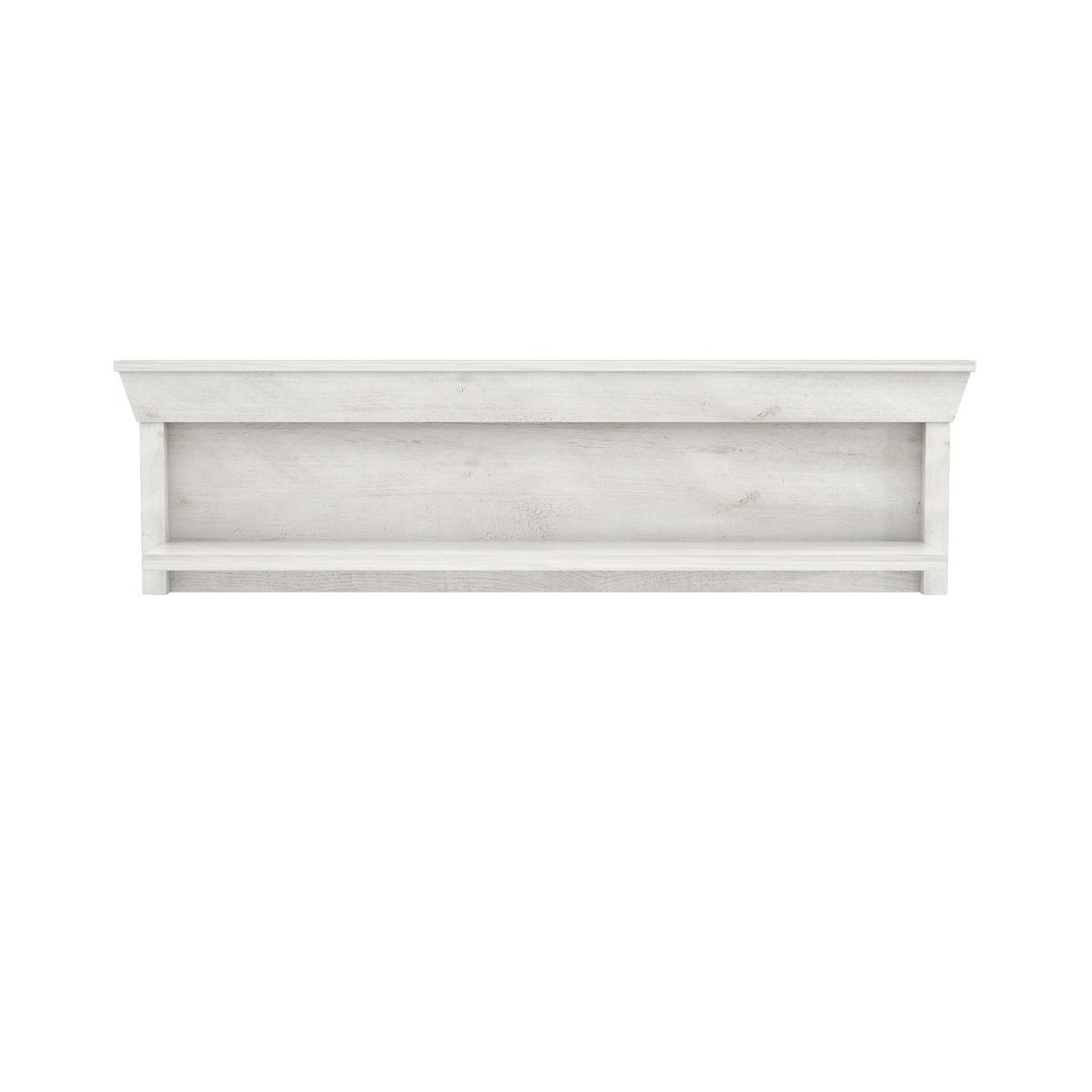 Zidna Polica Kashmir - bijela, Konvencionalno, drvni materijal (122,8/33,8/24,5cm) - Premium Living