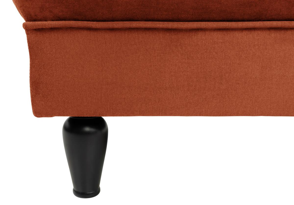 Tabure Cupido - boje hrđe/crna, Design, tekstil/drvo (82/44/82cm) - MID.YOU
