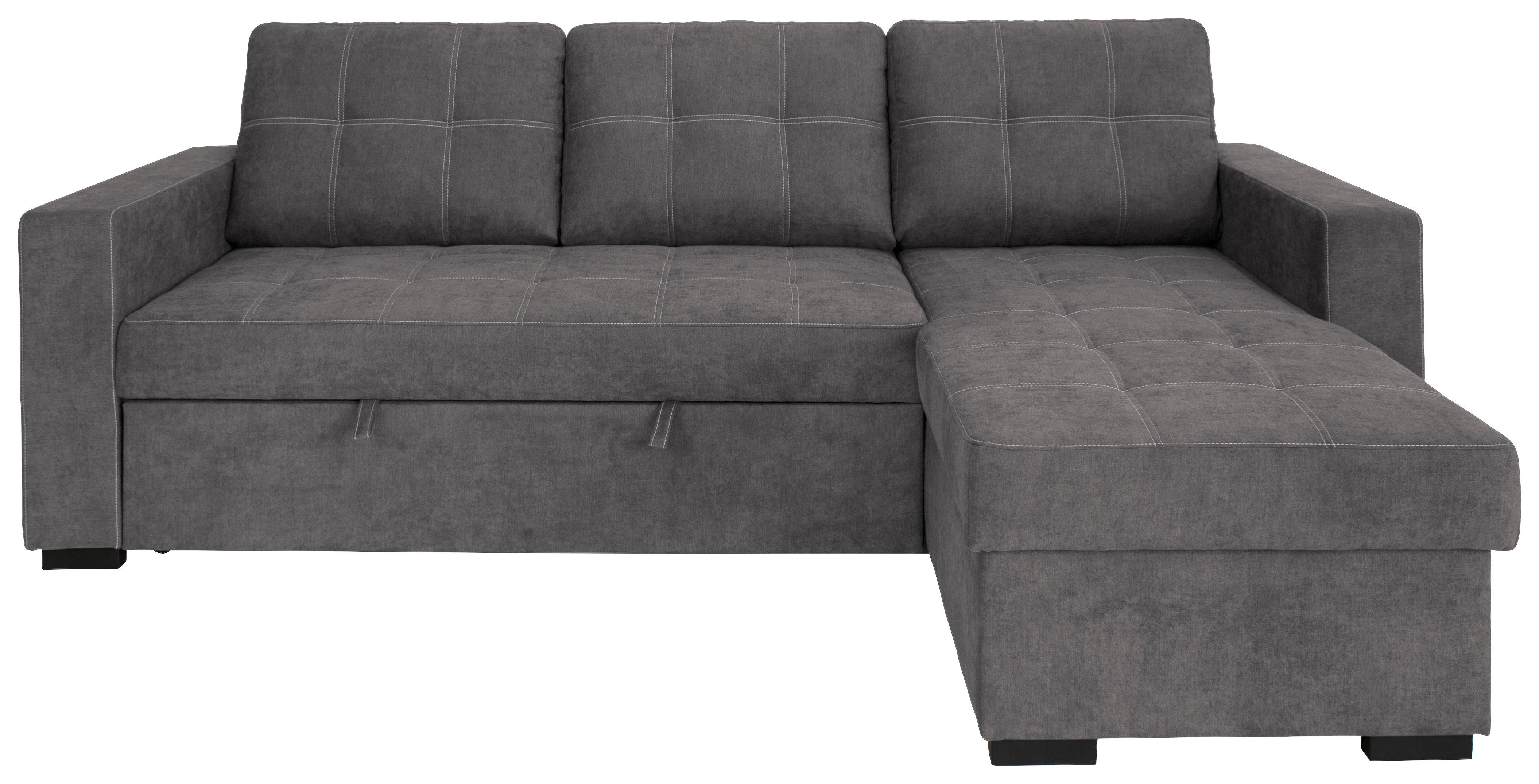 Canapea modulară TURIN - gri închis, Design, plastic/lemn (239/87/160cm) - Modern Living