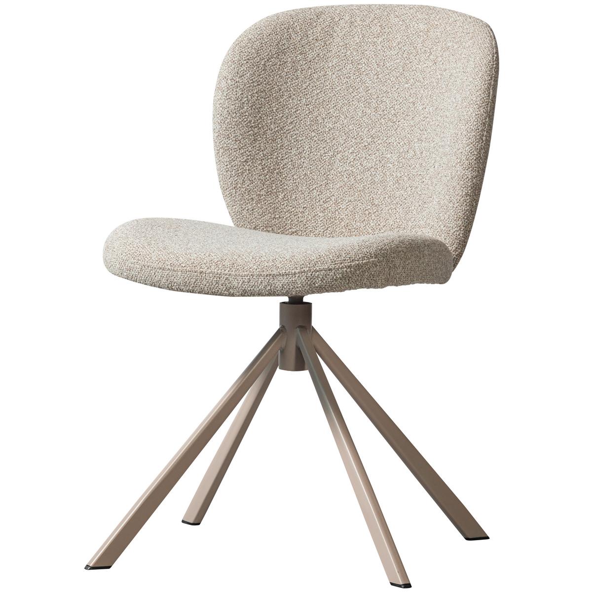 Stuhl-Set Femke 2er-Set Naturfarben - Naturfarben, Design, Textil/Metall (58/80/65cm) - Livetastic