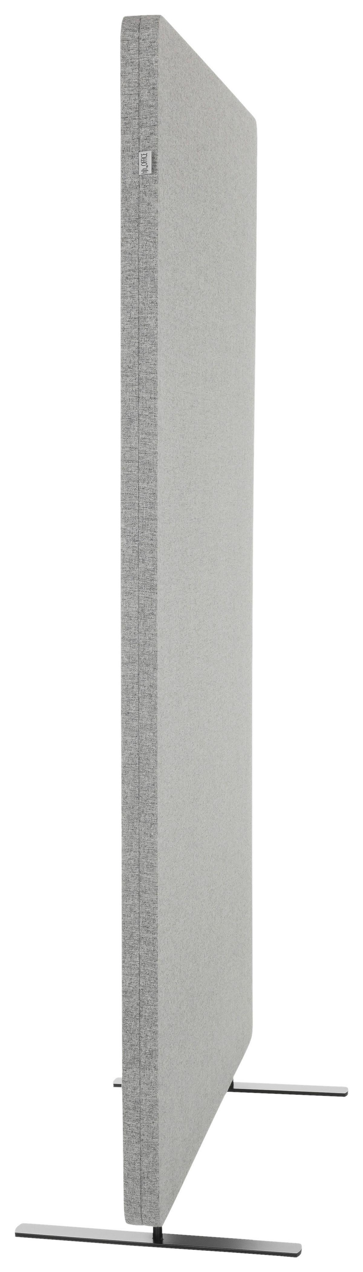 Pregradna Stena Flexmiut, Svetlo Siva - svetlo siva, Basics, kovina/umetna masa (80/142/35cm) - MID.YOU