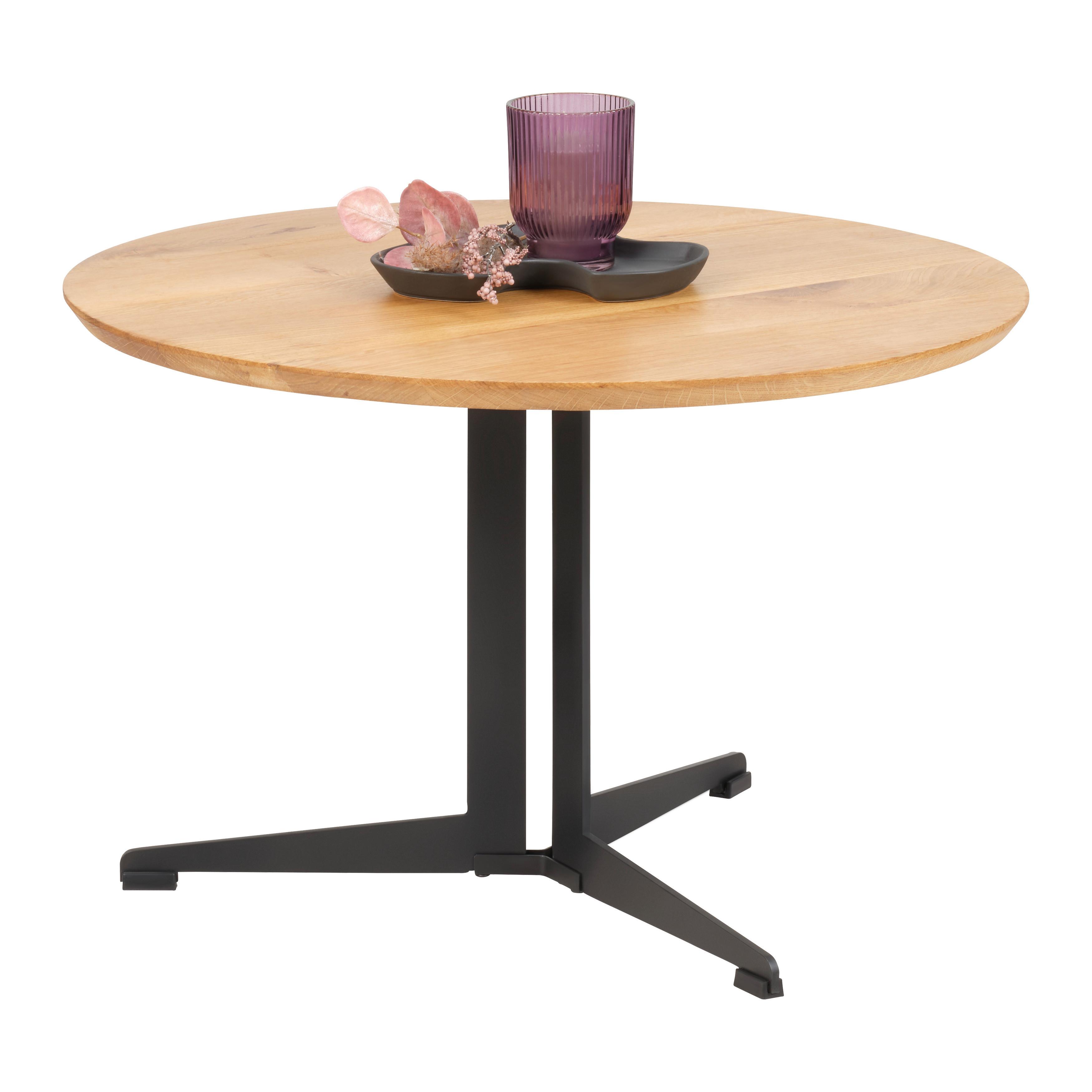 SOFFBORD MOMBASA 75 - grå/naturfärgad, Klassisk, metall/trä (75/50cm) - Mömax