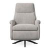 RELAXFÅTÖLJ ALICE - ljusgrå/svart, Modern, metall/trä (76/110/94cm) - Bessagi Home