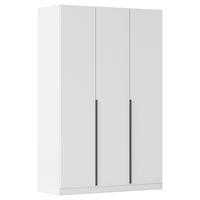 Ormar S Klasičnim Vratima Alabama - bijela/siva, Moderno, drvni materijal (136/229/54cm) - Modern Living