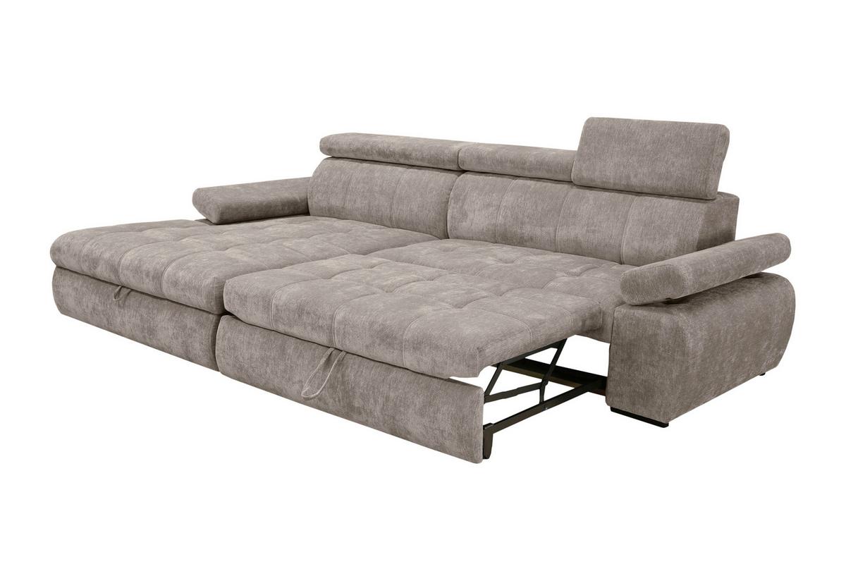 Kutna Garnitura Vegas - crna/taupe, Design, drvo/tekstil (173/294cm) - Modern Living