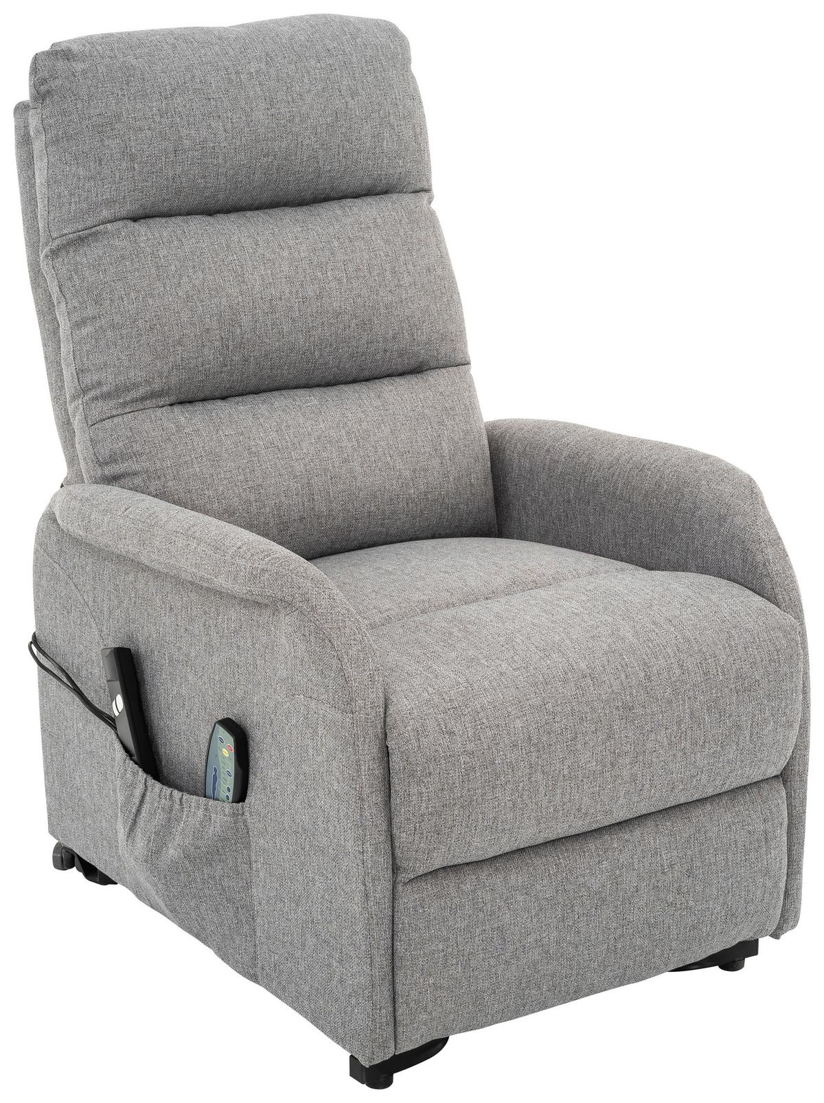 Počivalnik Luxo, Siva - siva/črna, Design, kovina/umetna masa (68/100/94cm) - Livetastic