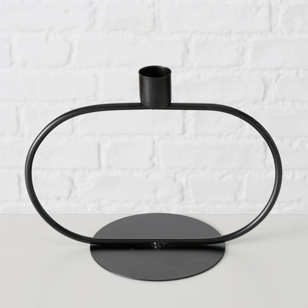 Hengergyertyatartó Golum Ii - fekete, Lifestyle, fém (18,5/13,5/10cm) - Modern Living