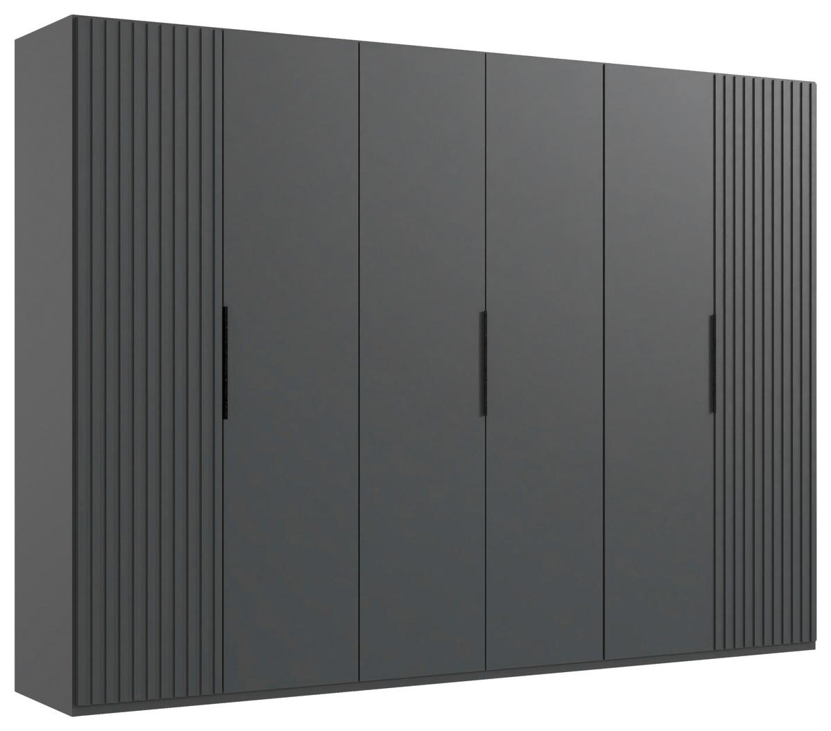 DULAP USI ROTATIVE ANDORRA - grafit, Modern, material pe bază de lemn (300/216/58cm) - Modern Living