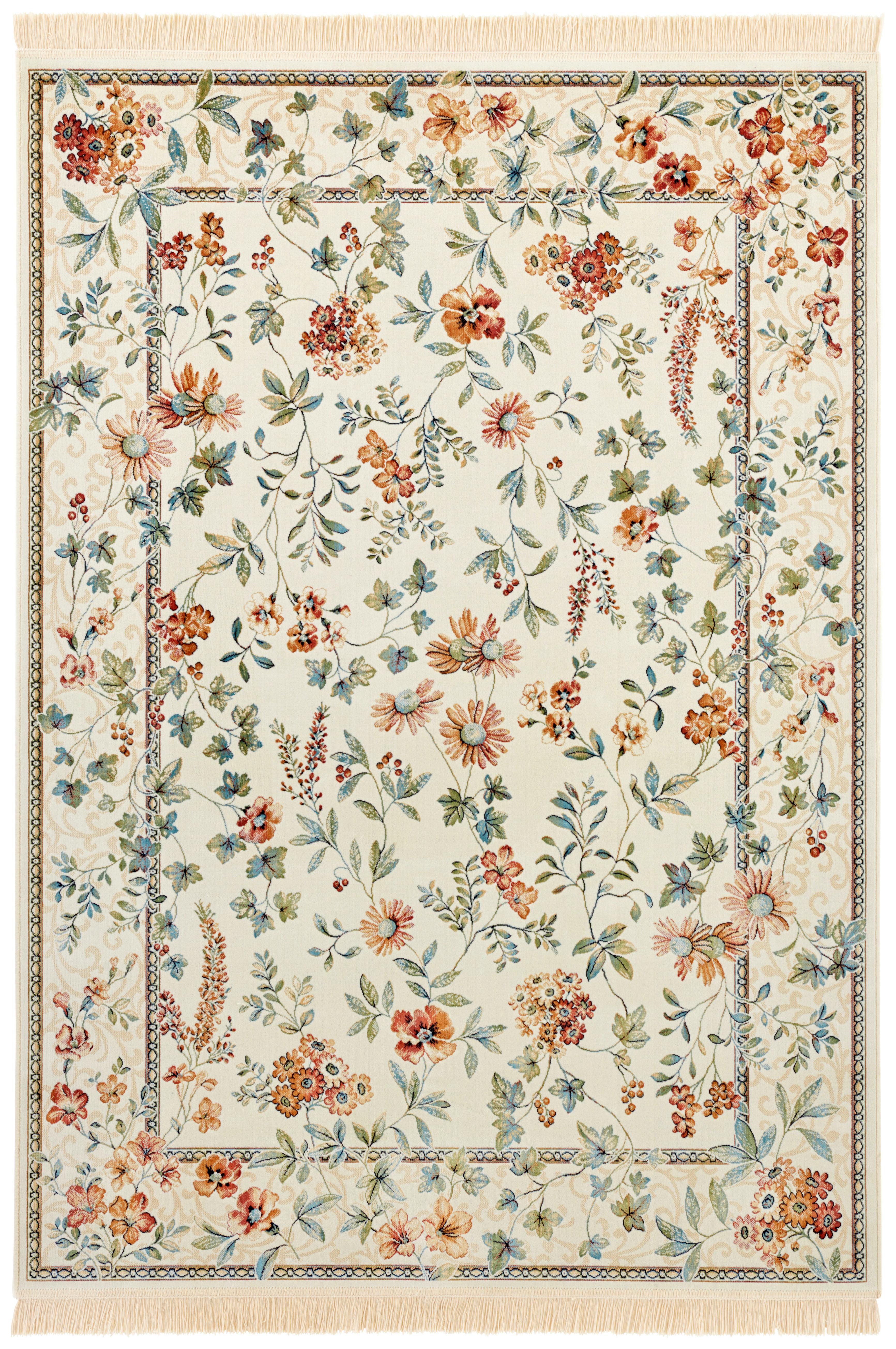 DYWAN VINTAGE NOURORIENTALFLOWERCREME195X300 - écru/kremowy, Basics, tkanina (195/300cm) - Hanse Home