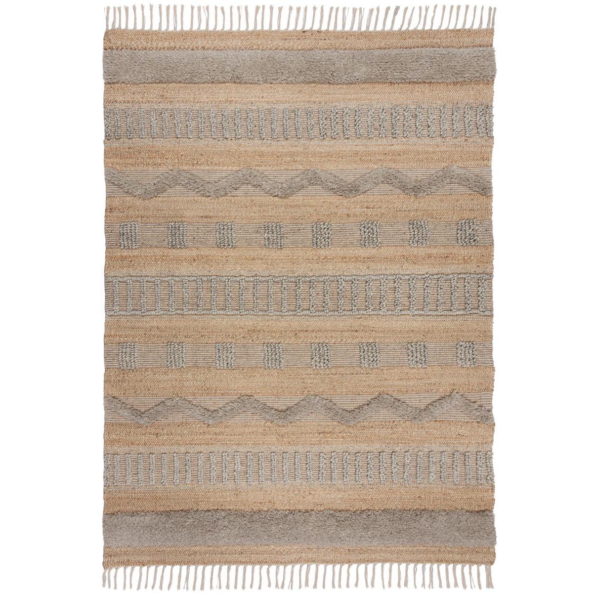 Handwebteppich Medina Naturfarben ca. 120x170cm - Naturfarben, KONVENTIONELL, Textil (120/170cm) - Xora