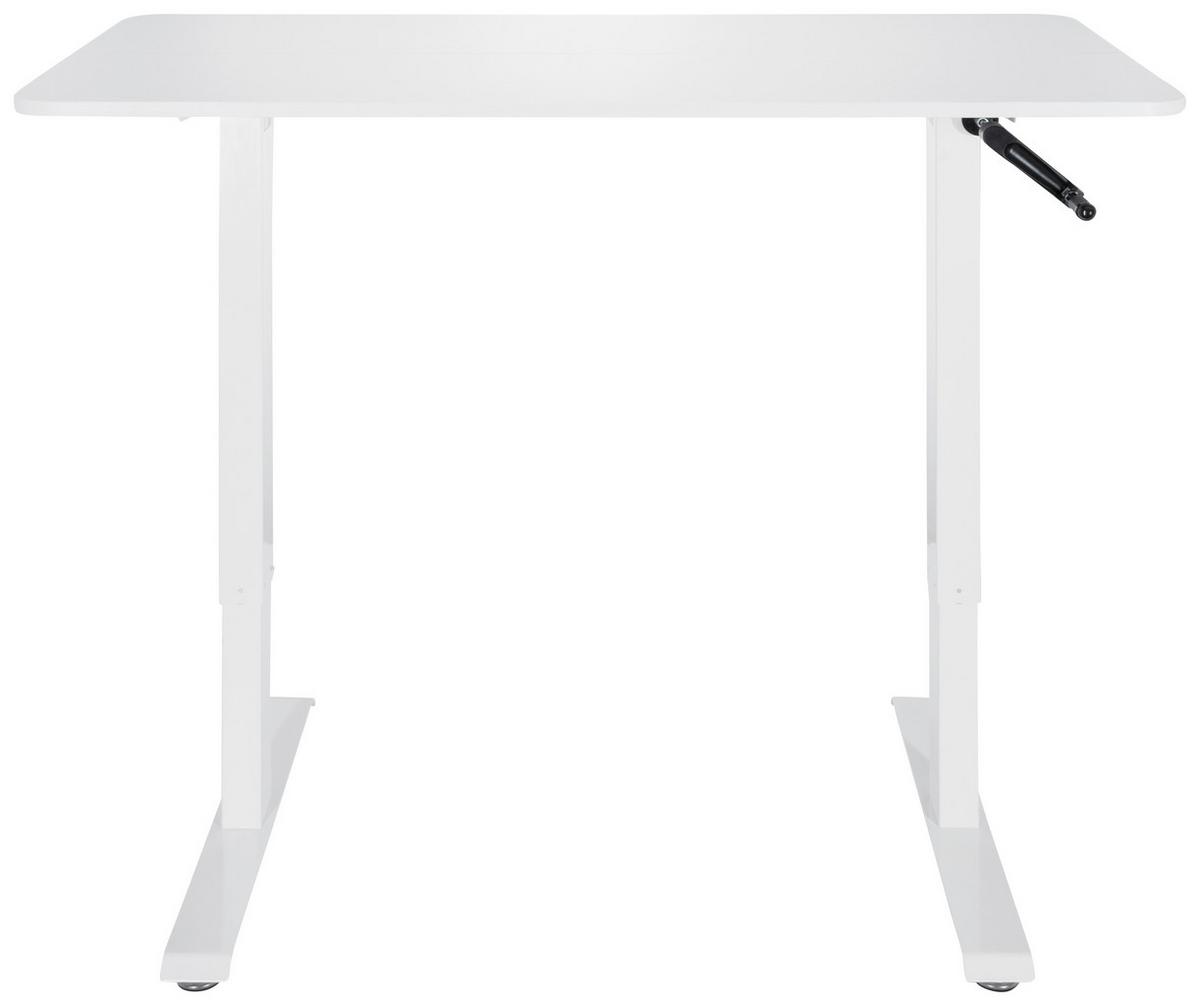 Dvižna Miza Stand Cr, Bela - bela, Moderno, kovina/leseni material (120/74/60cm) - MID.YOU