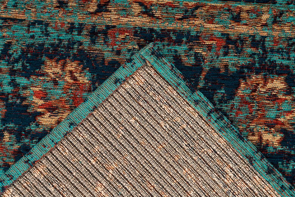 TEPPICH CHARME 225 MULTI / BLEU - Blau/Multicolor, Konventionell, Textil (200/290cm) - Kayoom