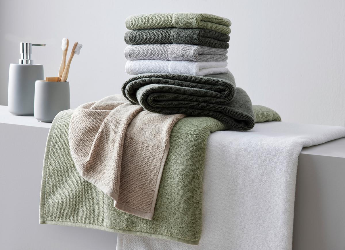 Törölköző Olivia 70/140cm - barna, Konventionell, textil (70/140cm) - Premium Living