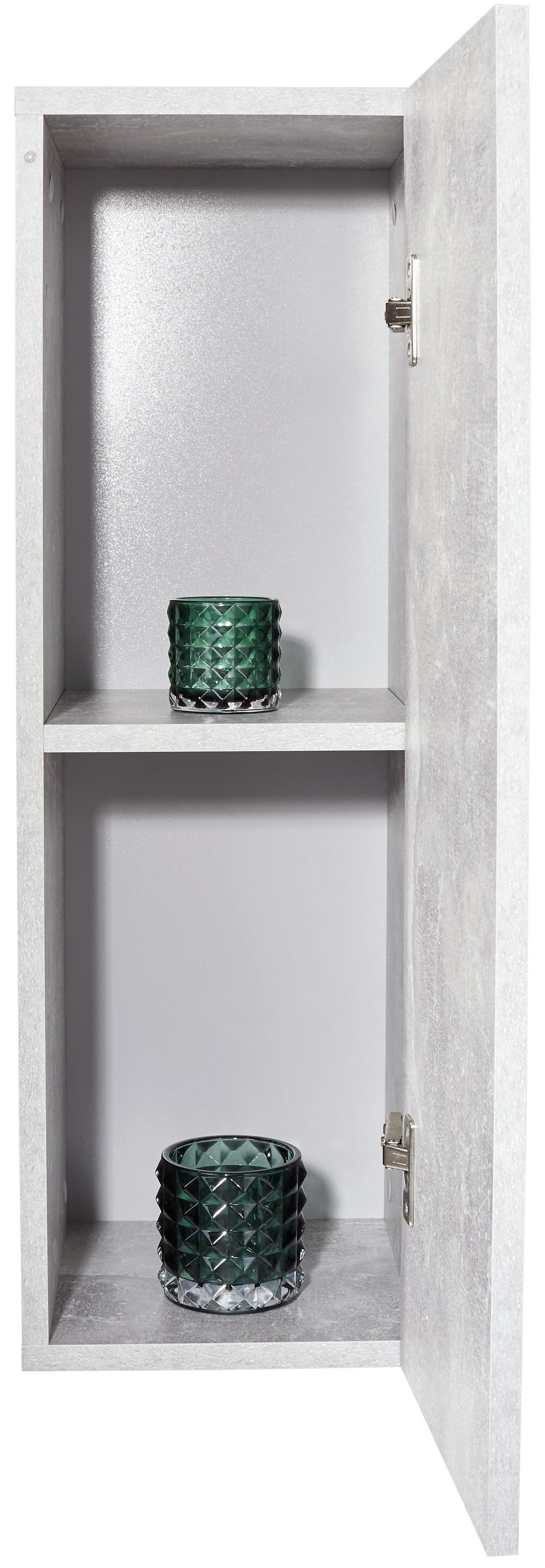 Dulap suspendat Halma - gri, Modern, material pe bază de lemn (26,5/75/28cm) - Modern Living
