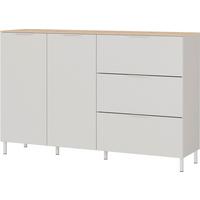 Sideboard Gw-Savoca - Kaschmir/Eichefarben, Modern, Holzwerkstoff/Metall (151/98/40cm) - Mömax