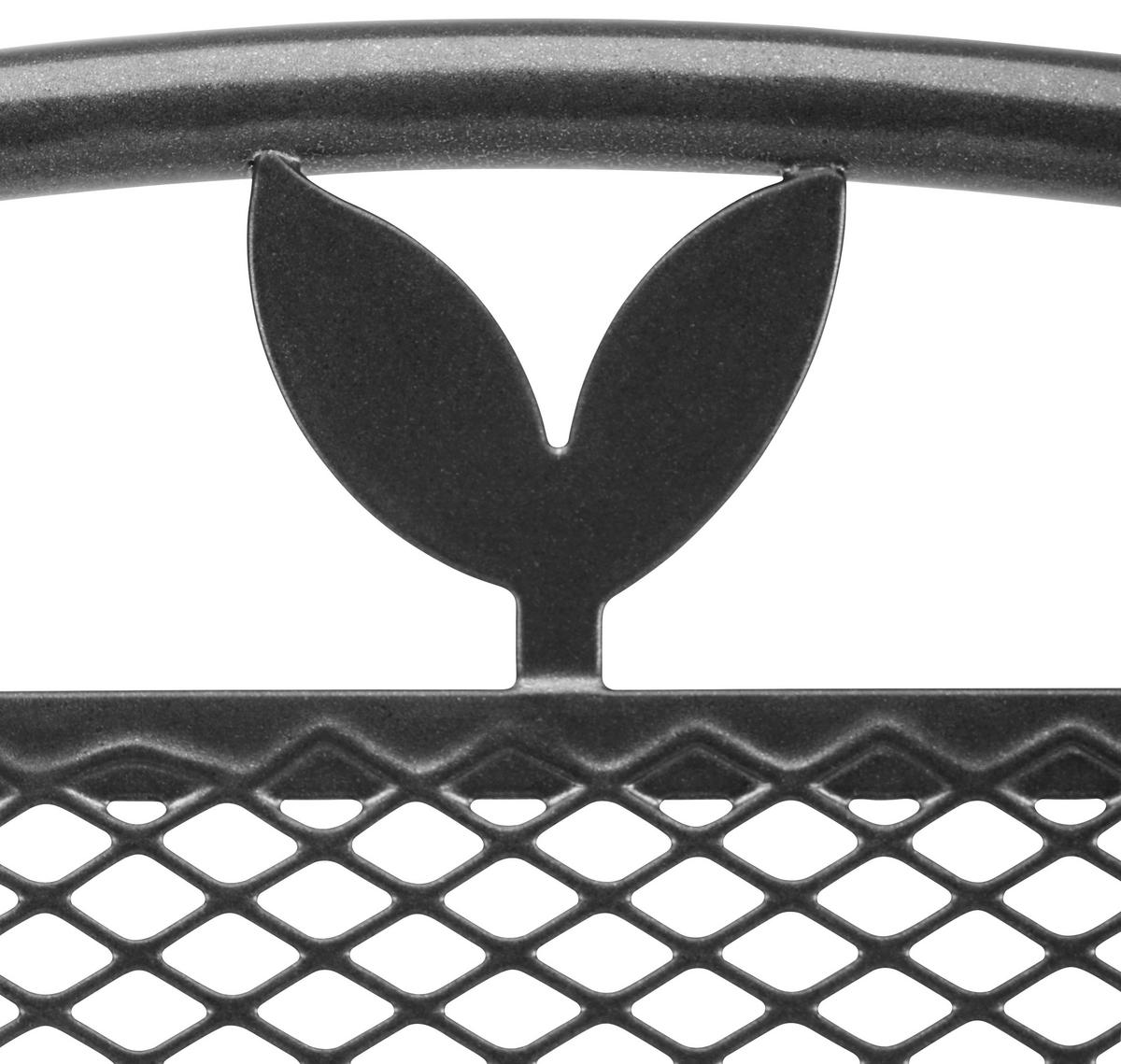 Gartentisch Bratislava in Silberfarben - Silberfarben, Kunststoff/Metall (140/74/90cm) - Mömax