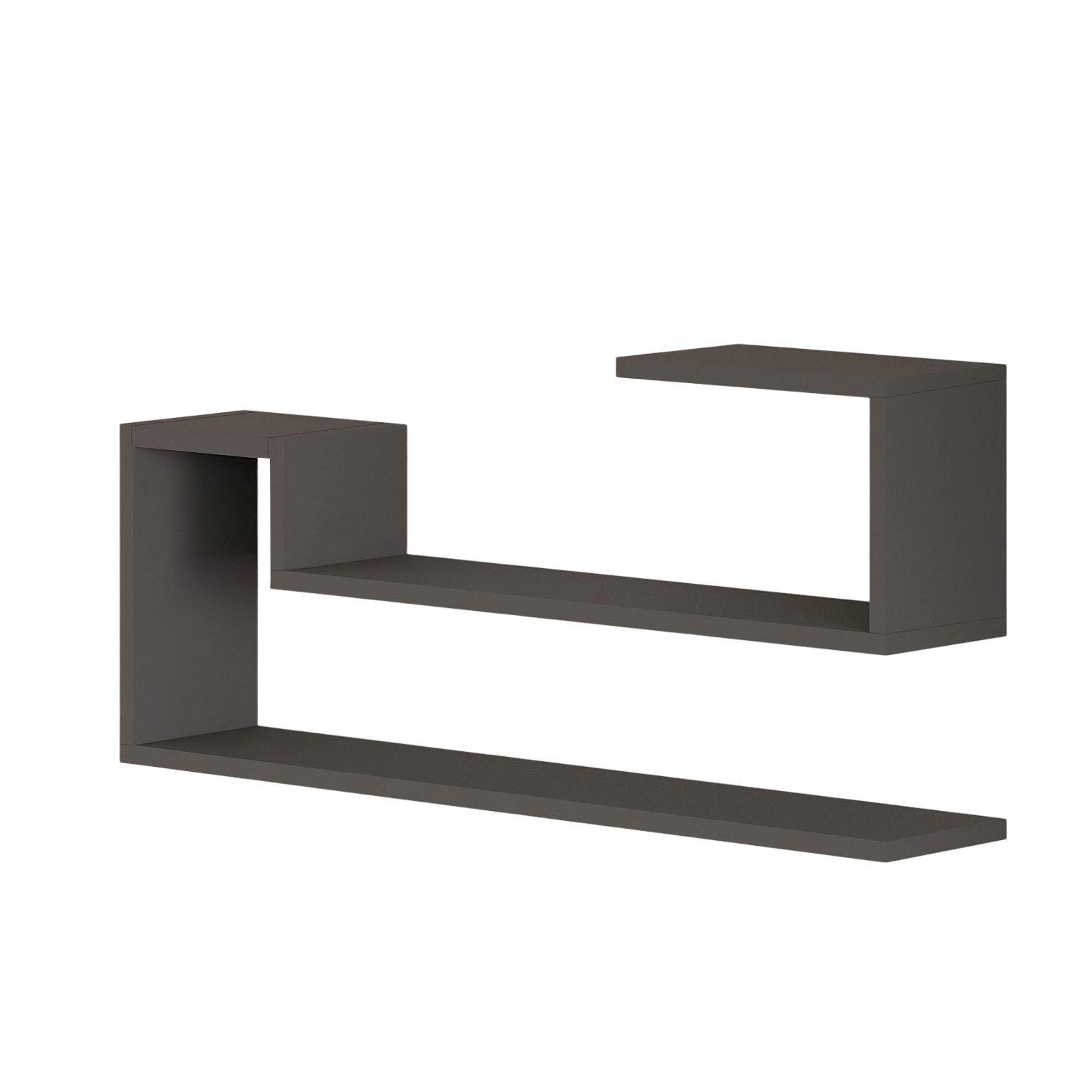 WANDREGAL RAVI WANDREGAL - Anthrazit, Design, Holzwerkstoff (90/41,2/17cm) - Livetastic