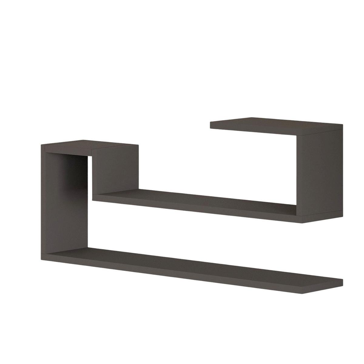 WANDREGAL RAVI WANDREGAL - Anthrazit, Design, Holzwerkstoff (90/41,2/17cm) - Livetastic