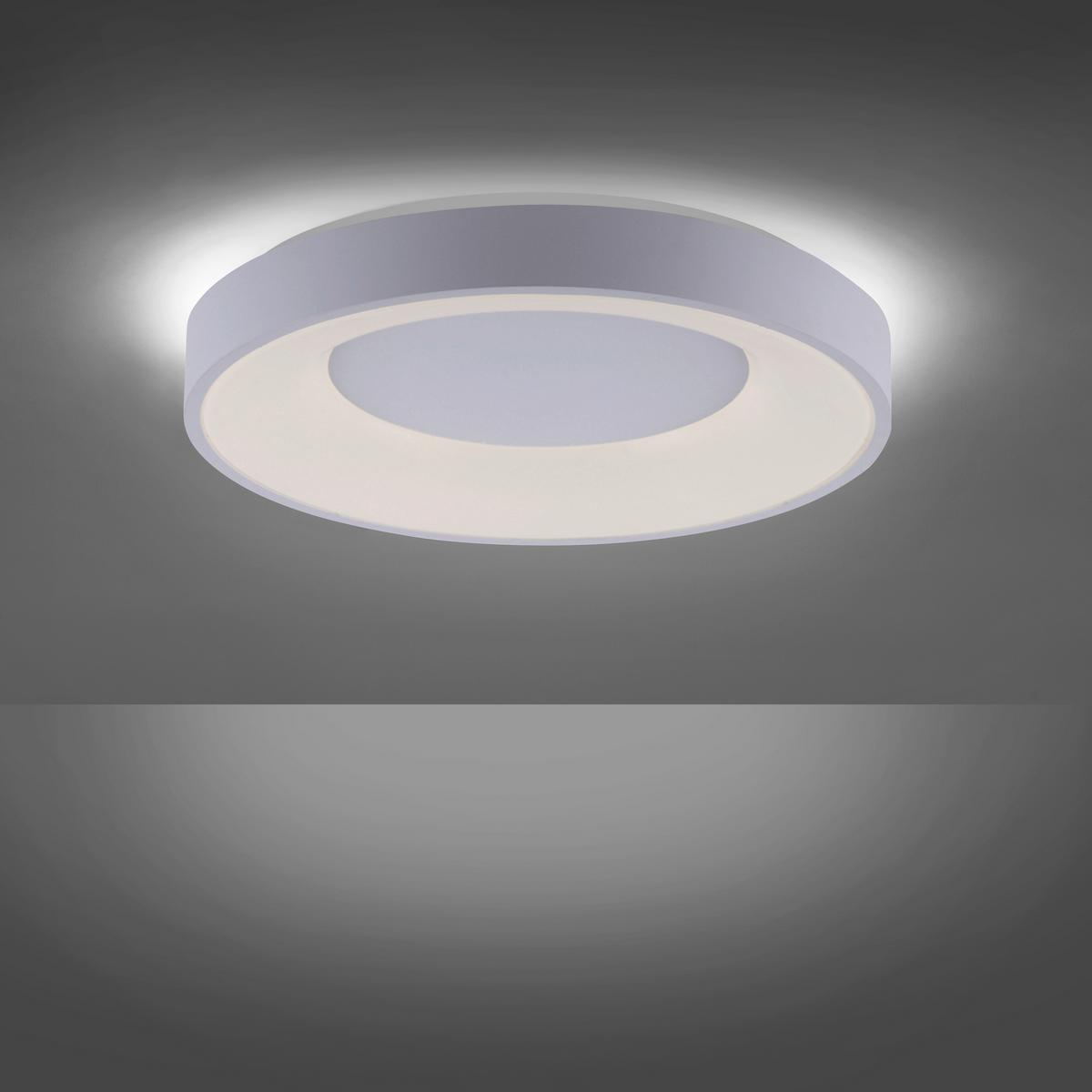 LED-Deckenleuchte Anika max. 30 Watt - Weiß, Basics, Kunststoff/Metall (48/48/8cm)
