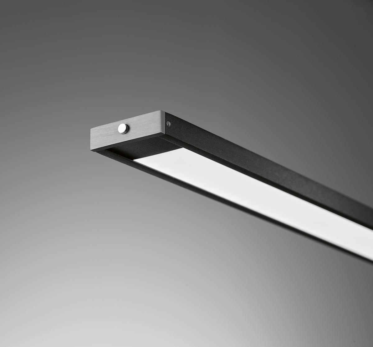 LAMPA WISZĄCA LED 60016 - czarny, Design, metal (6/160cm) - Fischer & Honsel