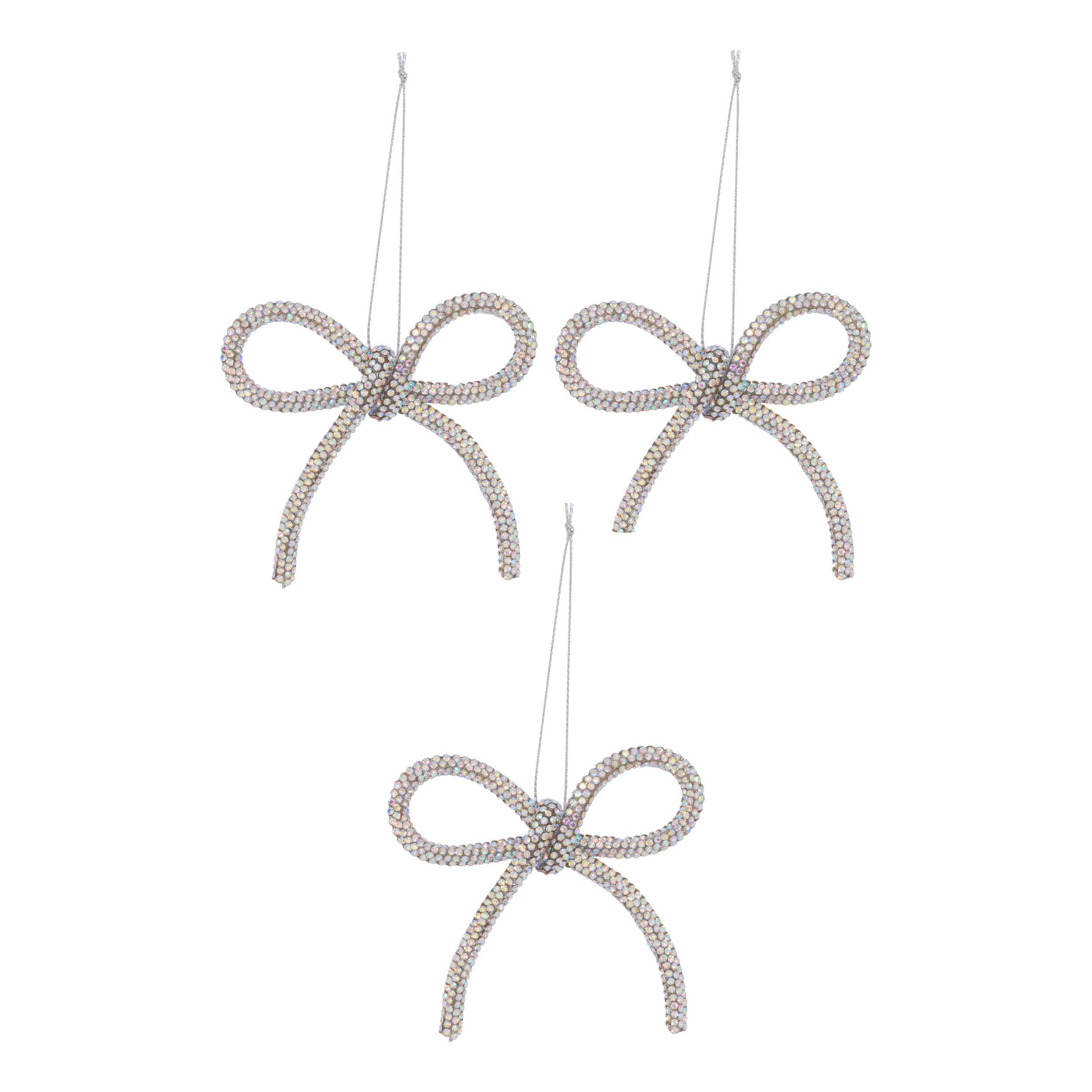 Ukras Za Bor Bow, 3/1 - sivo-bež, Moderno, metal/plastika (8/1,8/7,5cm)