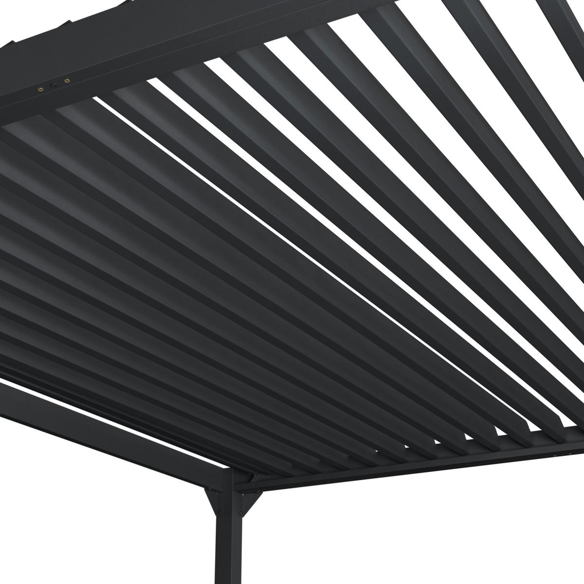 Pavilon Sunny - antracit, Modern, fém (300/300/277cm) - Mömax