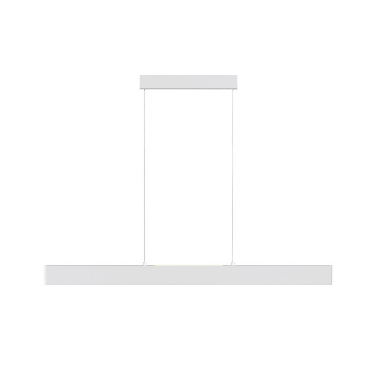 Hängeleuchte Step Weiß max. 30 Watt - Weiß, Basics, Metall (118,5/4/8cm) - MAYTONI