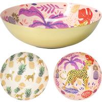 Dísztál Boho - többszínű, fém (20/5cm)