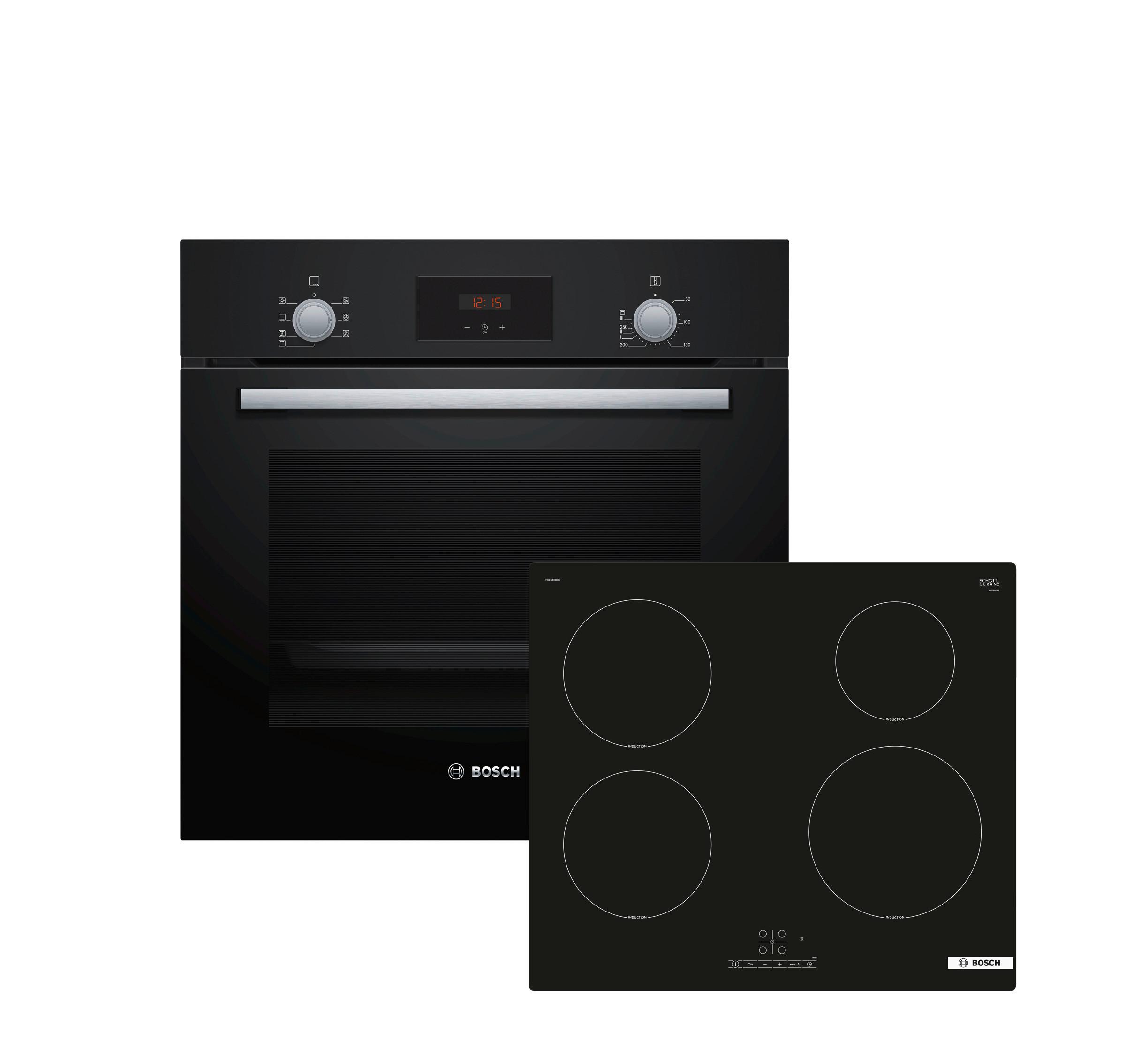 Backofenset HBD234FB65 in Schwarz - Schwarz, Basics (60cm) - Bosch