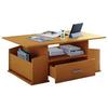 Couchtisch in Buchefarbe Junata - Silberfarben/Buchefarben, Basics, Holzwerkstoff/Kunststoff (110/52/44cm) - MID.YOU