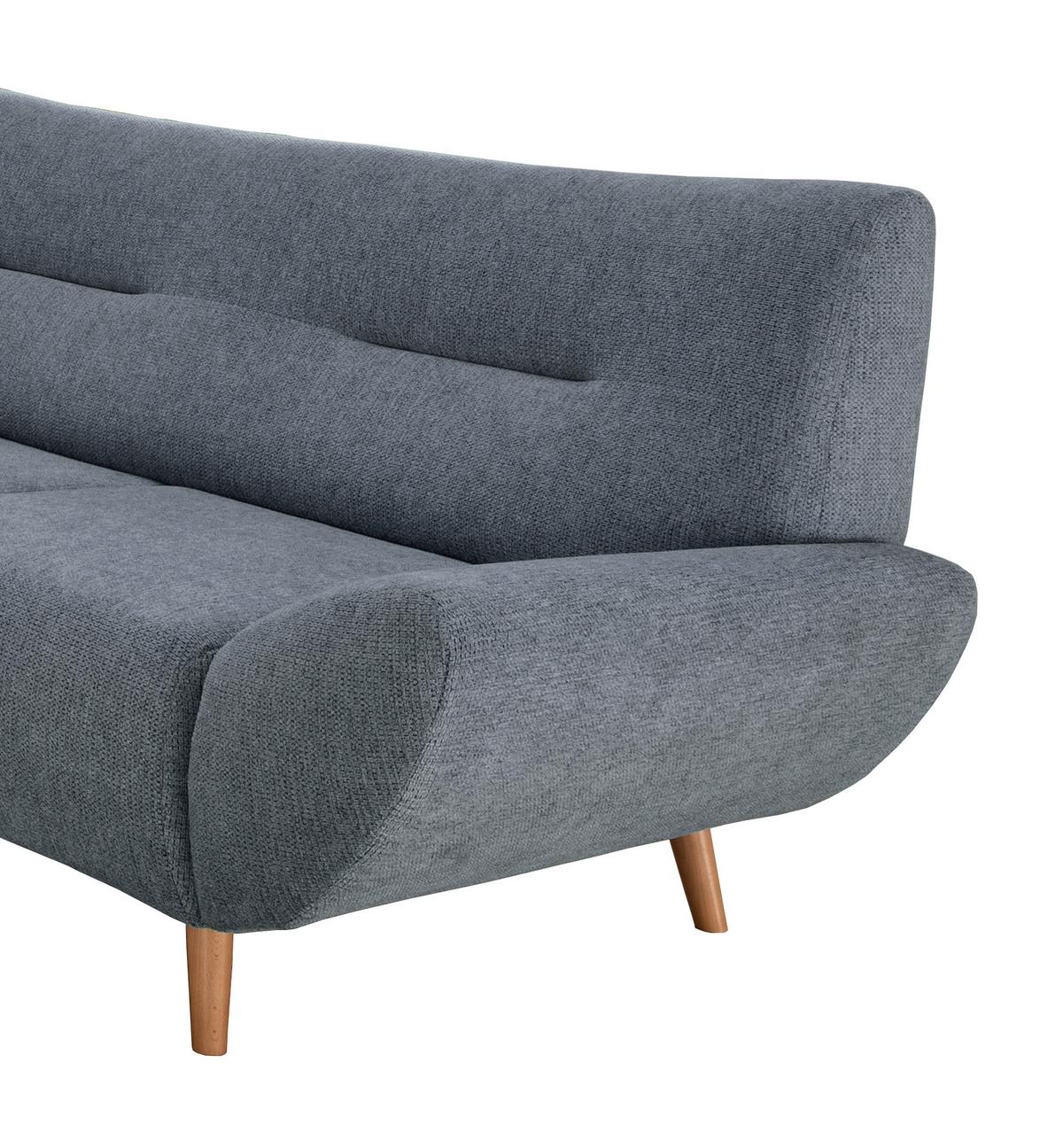 2-Sitzer-Sofa Drago Hellblau Chenille - Wildeiche/Hellblau, MODERN, Holz/Textil (173/81/90cm) - MID.YOU