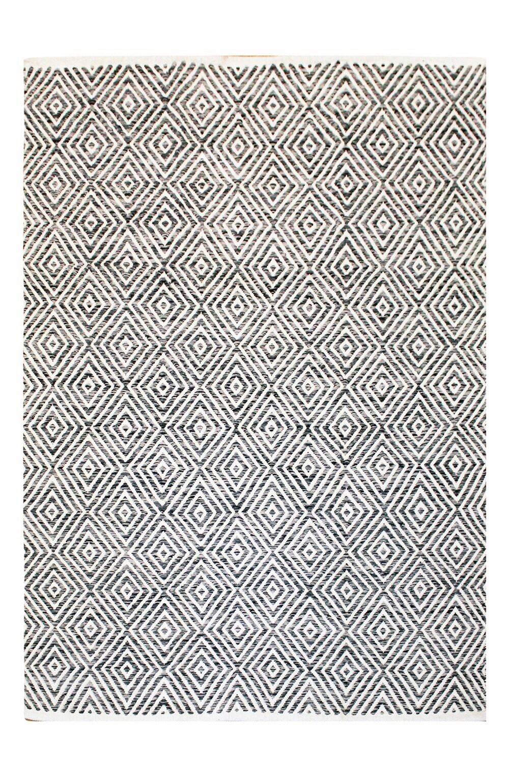 Flachwebeteppich Aperitif 310 - Grau, Konventionell, Textil (80/150cm) - Kayoom