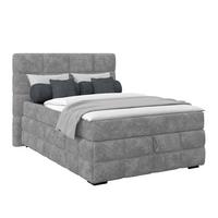 PAT BOX VEGA - verde/gri, Trend, lemn/textil (140/200cm) - Modern Living