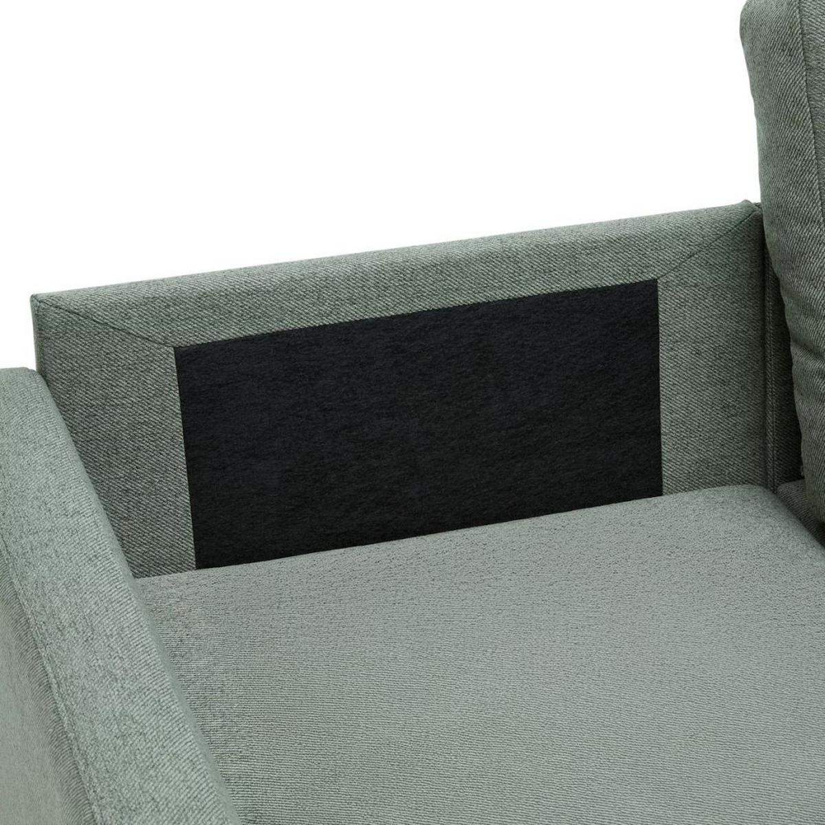 Sarokkanapé Bergen - mentazöld, Modern, faalapú anyag/textil (192/82/138cm) - Best Price