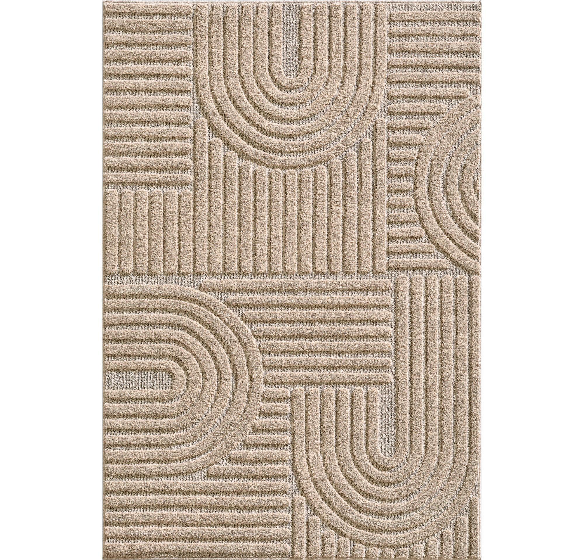 Läufer Art Beige ca. 80x250cm - Beige, Basics, Textil (80/250cm) - Novel