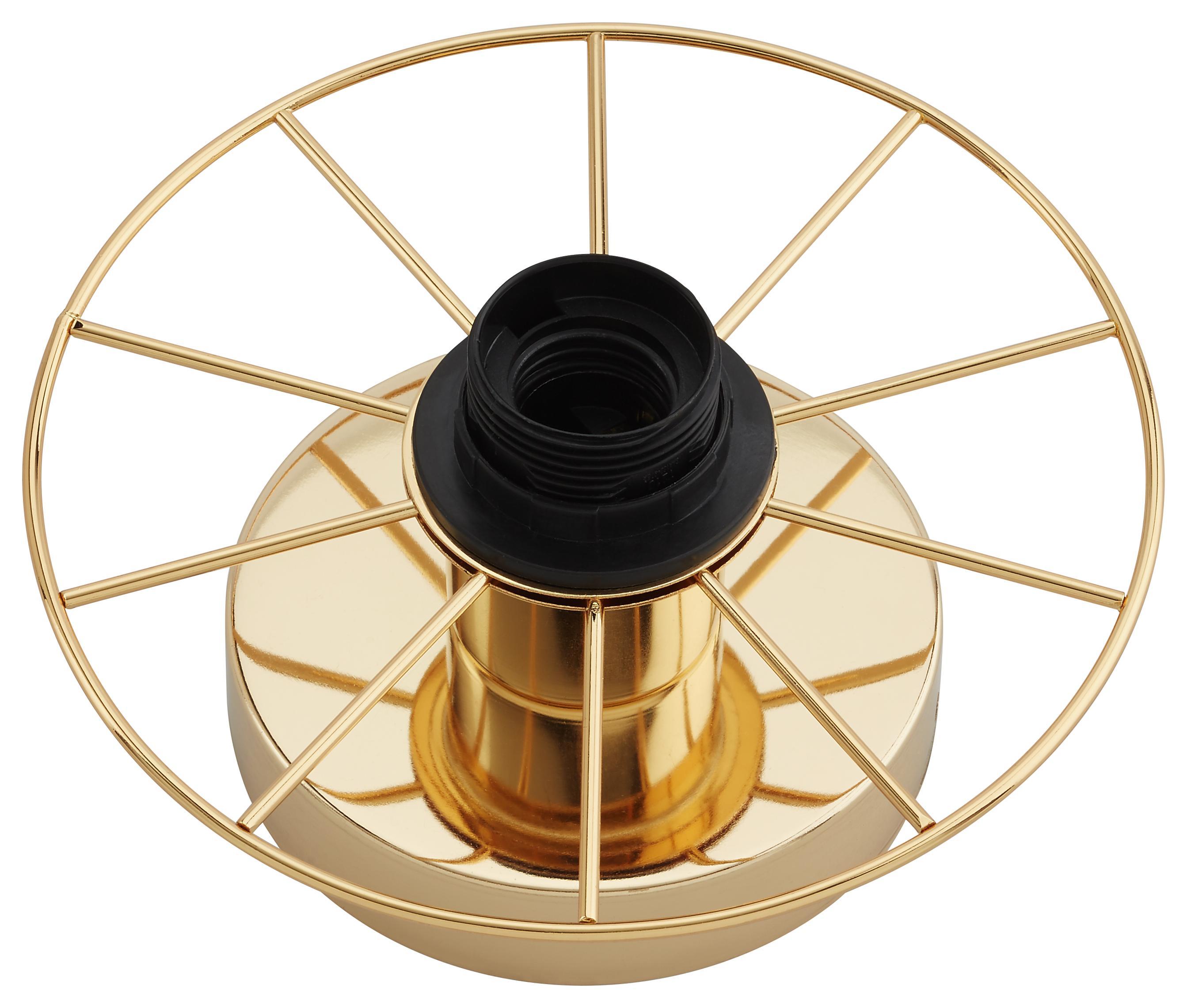 Wandleuchte Nevio max. 60 Watt - Goldfarben, LIFESTYLE, Metall (18/9cm) - Modern Living