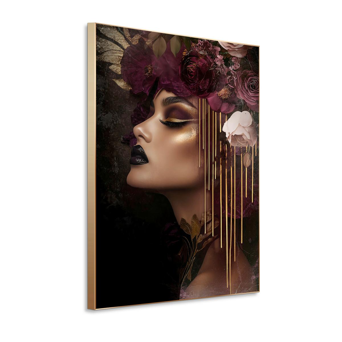 Glasbild Multicolor ca. 80x120cm - Multicolor, Basics, Glas/Holz (80/120cm)