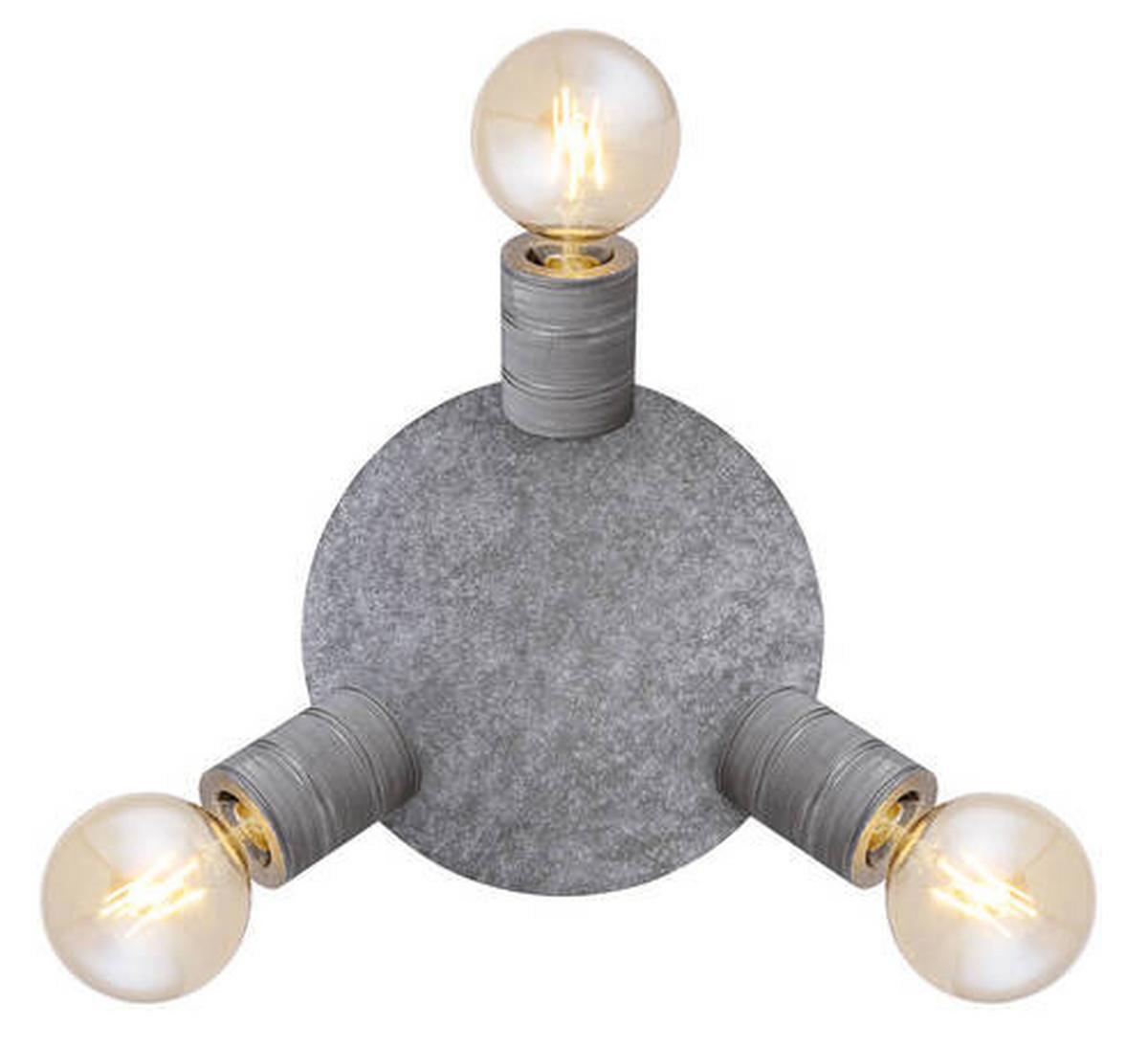 Reflektor Stropni 54036-3 - srebrne boje, Basics, metal (28/16cm) - Globo