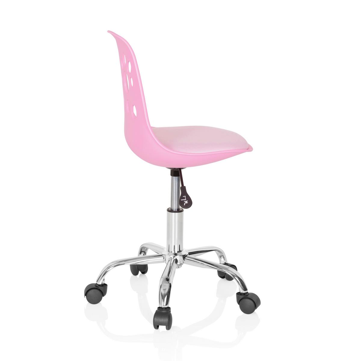Mladinski Vrtljivi Stol Fancy I, Roza - pink, Moderno, umetna masa/tekstil (40/72-82/44cm) - MID.YOU