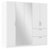 DULAP USI ROTATIVE PADUA - alb, Modern, material pe bază de lemn (225/210/54cm) - Modern Living