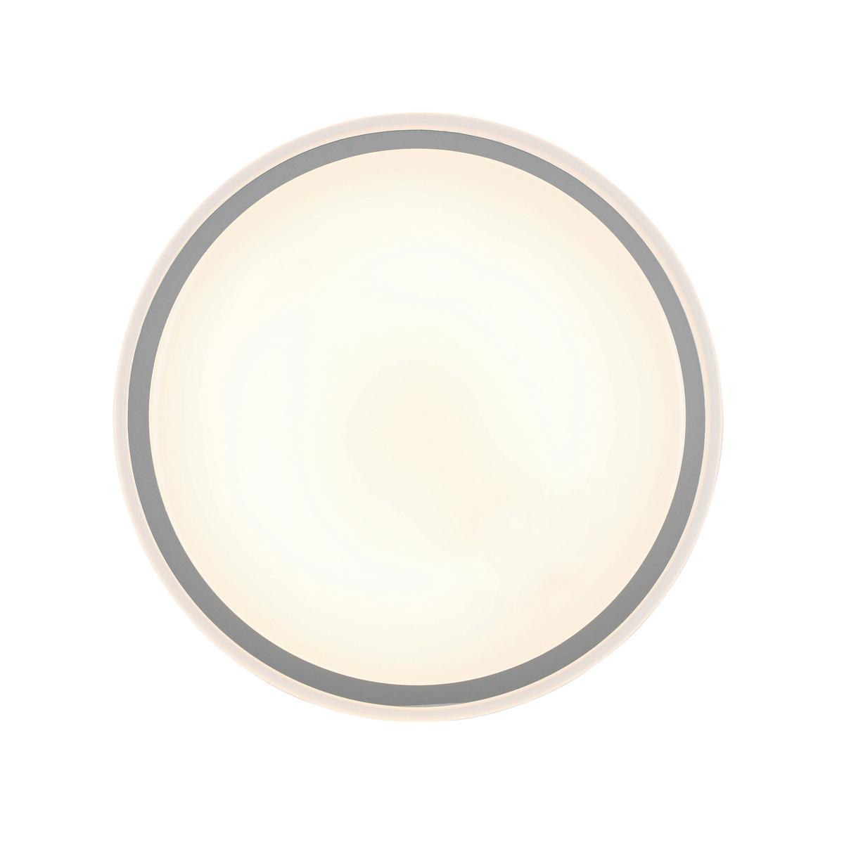 Stropna Led-svetilka Farbi - barve kroma/bela, Moderno, kovina/umetna masa (38/38/6cm) - Mömax