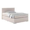 Boxspring Krevet Nero - bež/boje kroma, Konvencionalno, tekstil/metal (140/200cm) - Based