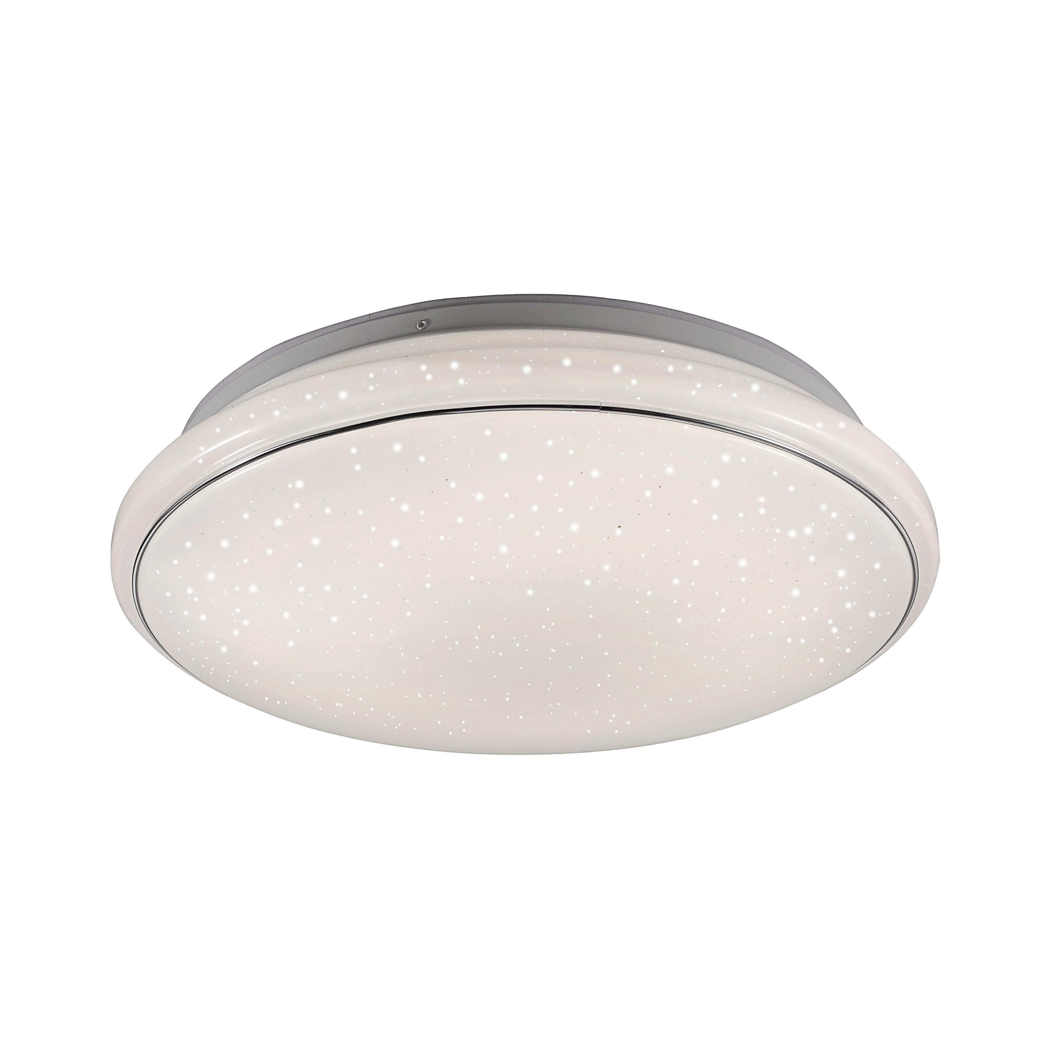 LAMPA SUFITOWA LED 14364-16 JUPITER - biały, Design, tworzywo sztuczne/metal (44/44/10cm)