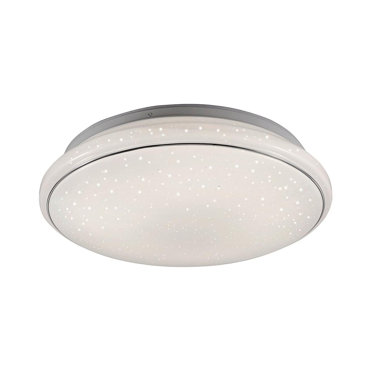 LAMPA SUFITOWA LED 14364-16 JUPITER - biały, Design, tworzywo sztuczne/metal (44/44/10cm)