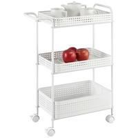 Kolica Za Serviranje Ancona - bijela, Moderno, metal/plastika (52/72/28cm) - Modern Living