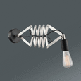 Wandleuchte Dustin max. 40 Watt - Silberfarben, LIFESTYLE, Metall (65cm) - Modern Living Wandleuchte Dustin max. 40 Watt - Silberfarben, LIFESTYLE, Metall (65cm) - Modern Living